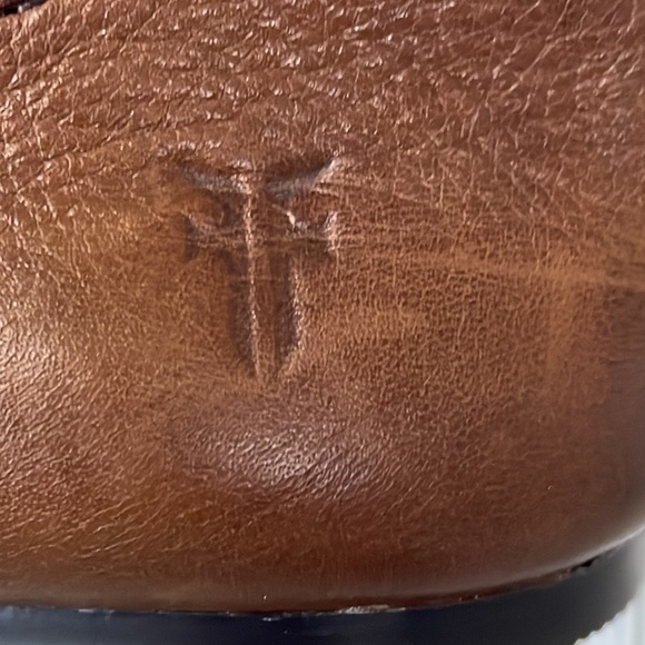 Frye Leather Ballet Flats Women’s Size 8 Medium Regina Cognac Brown Pointed Toe - Picture 7 of 11